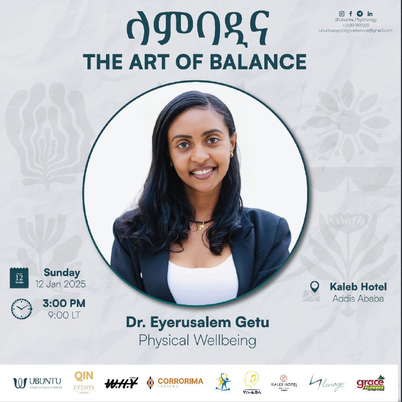 ***?*** Meet Our Panelist: Dr. Eyerusalem …