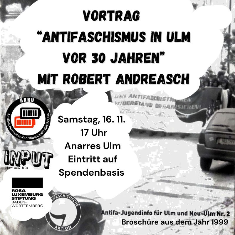 Am 16.11.24 um 17 Uhr organisieren …