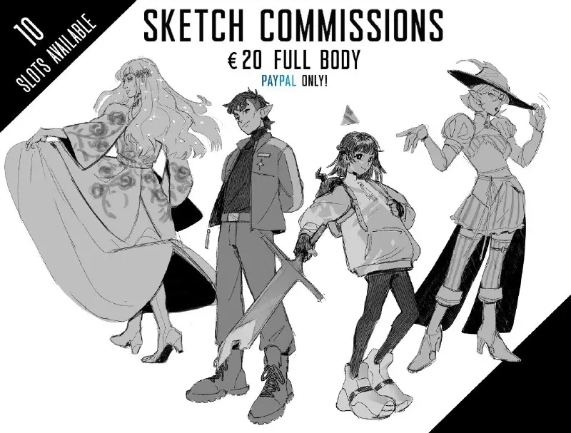 Tornano le sketch commissions baby, solo …
