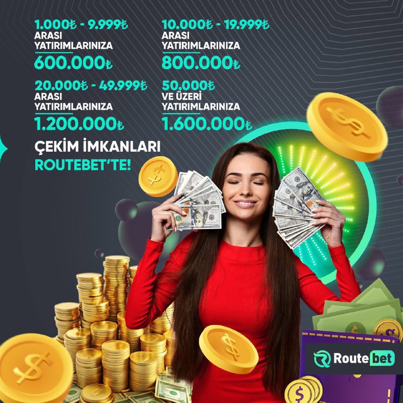 ***🔥*** [#Routebet](?q=%23Routebet)’te tek seferde günlük 1.600.000₺’ye …