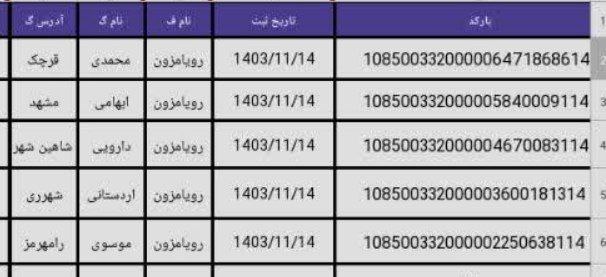 ارسالی های ۱۴ بهمن ماه 1403 …