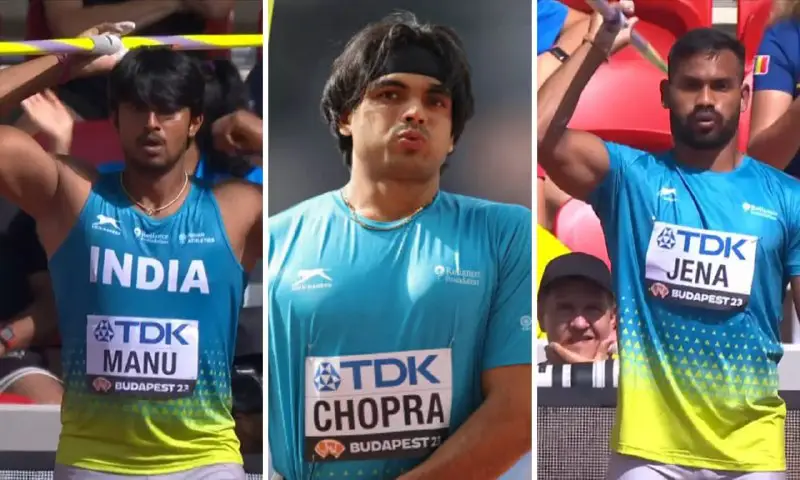 **Triple Threat from India's Throwers at …
