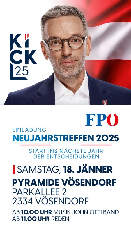 ***⚠️*****Das große FPÖ-Neujahrstreffen am 18. Jänner …