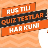 Rus tili quiz test kanal