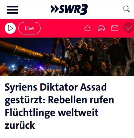 Syriens Diktator Assad gestürzt: Rebellen rufen …