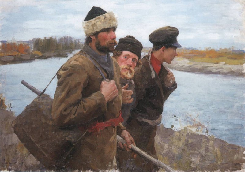 Л.В.Попов. Ходоки на новые места. 1904