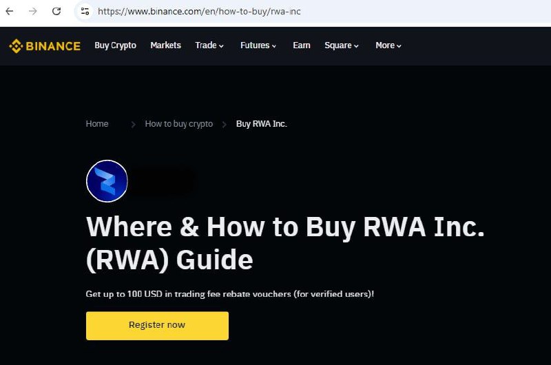 The $RWA token has been highlighted …