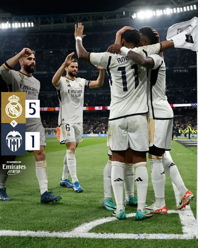 Real Madrid 5-1 Valencia