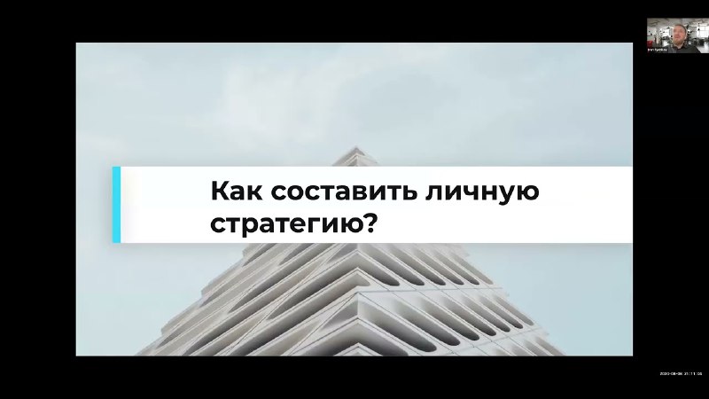 **Личная стратегия предпринимателя**