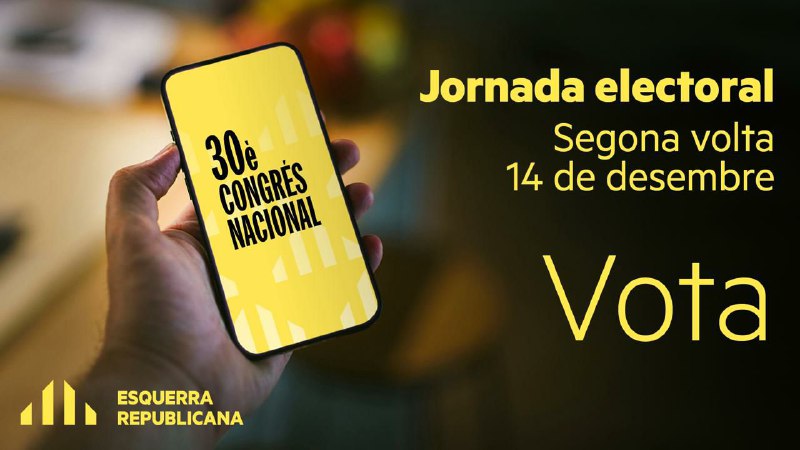 ***❗️***Jornada electoral: segona volta.