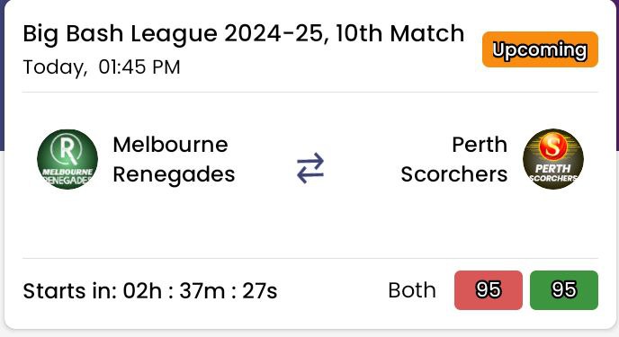 **BIG BASH LEAGUE *2024-25