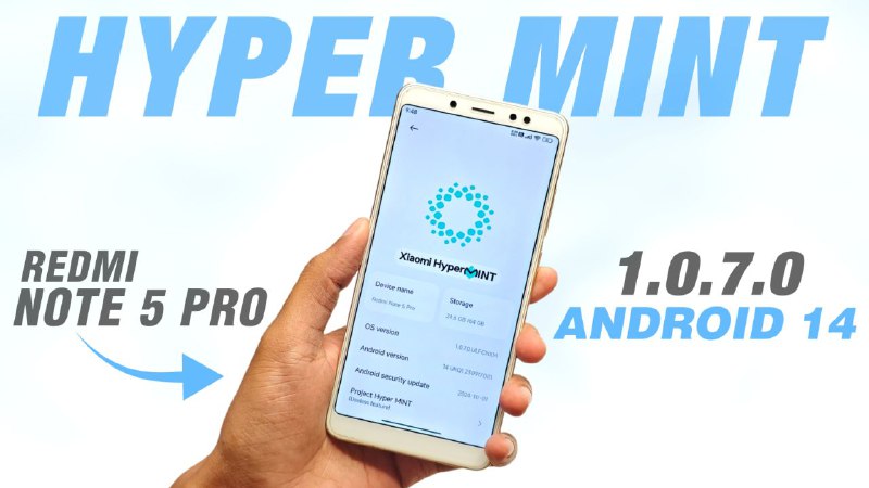 Hyper Mint OS [1.0.7.0](http://1.0.7.0/) For Redmi …