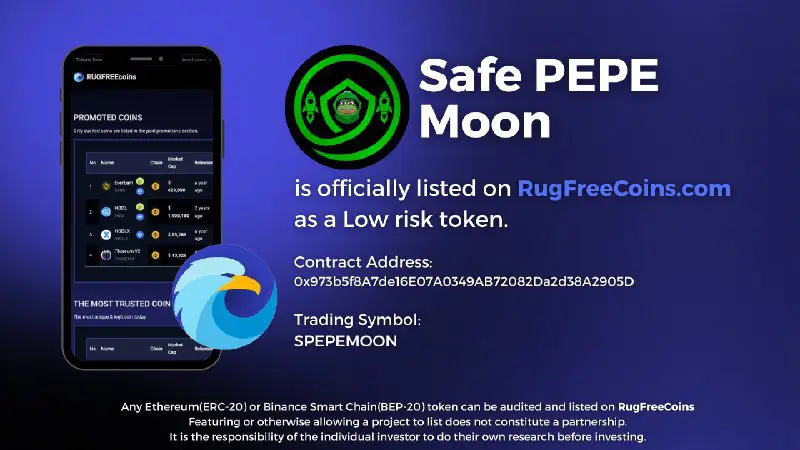 📣 Safe Pepe Moon Announcement