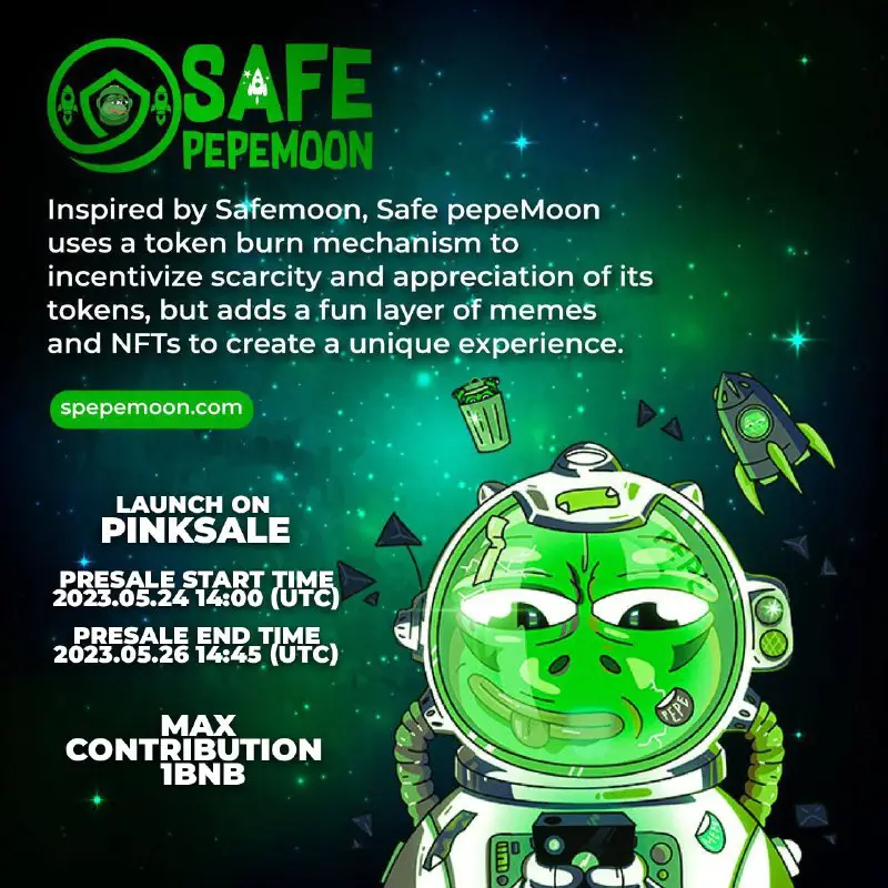 📣 Safe Pepe Moon Announcement