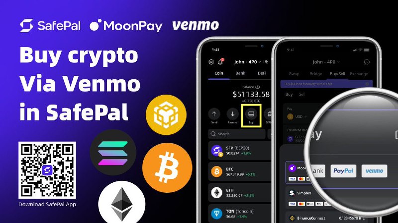 ***🚀***SafePal now supports Venmo through MoonPay