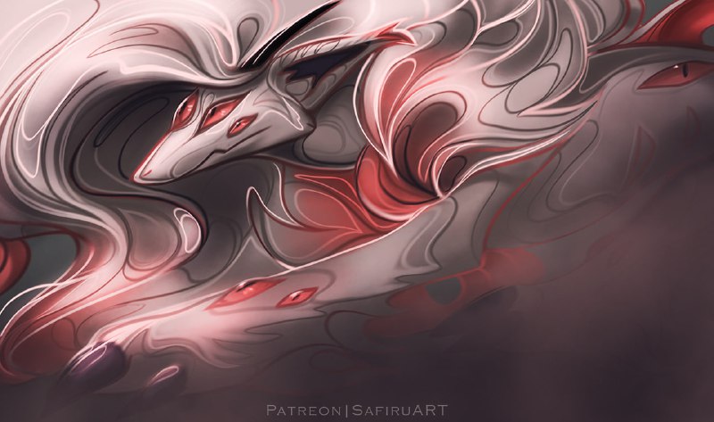 Monthly Patreon art for Mygray Heron …