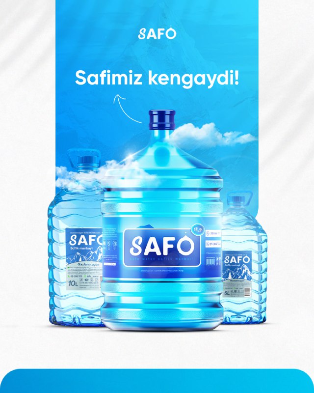 ***💧*** **Safimiz kengaydi!**