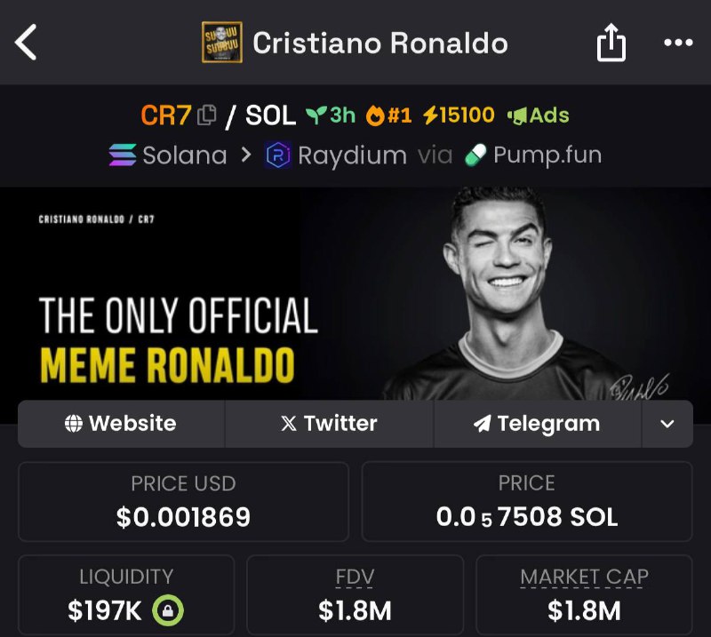 CR7 - SOL ***🪙***