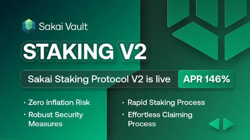 ***📣*** **SAKAI STAKING VERSION 2 IS …