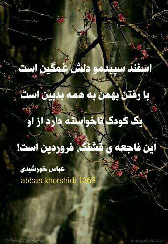 اسفند سپید‌مو دلش غمگین است