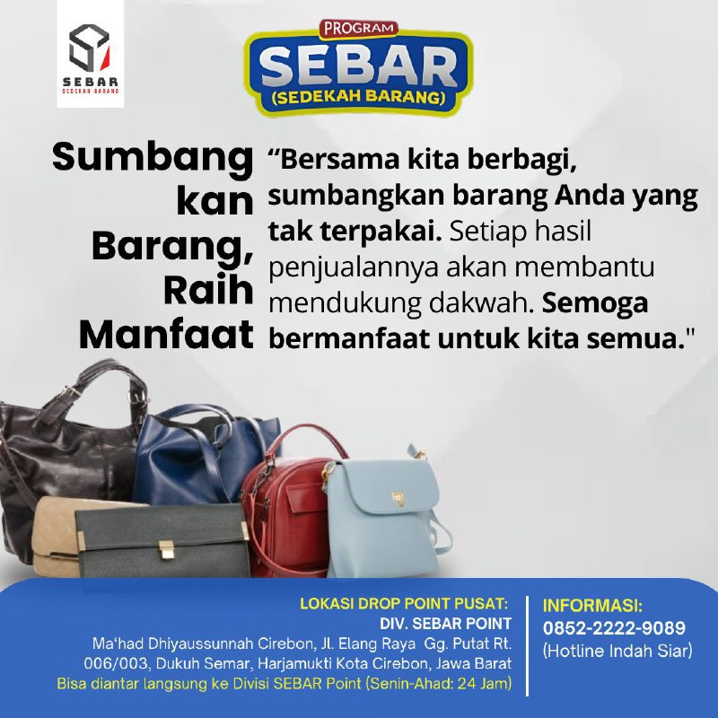 **SEDEKAH BARANG (SEBAR)**