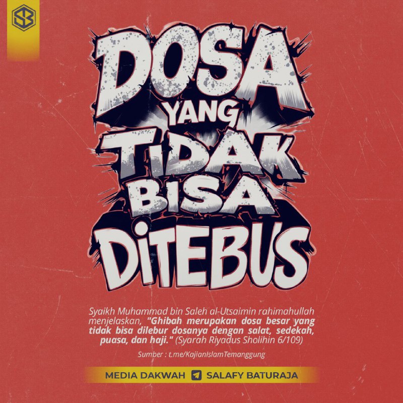 ***📚*** **DOSA YANG TIDAK BISA DITEBUS