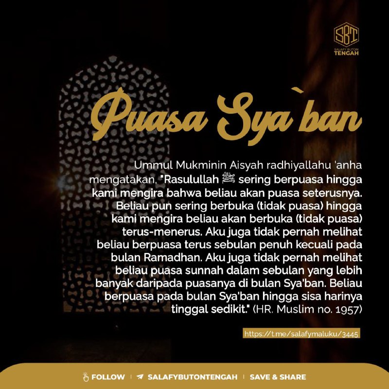 #338. PUASA SYA'BAN