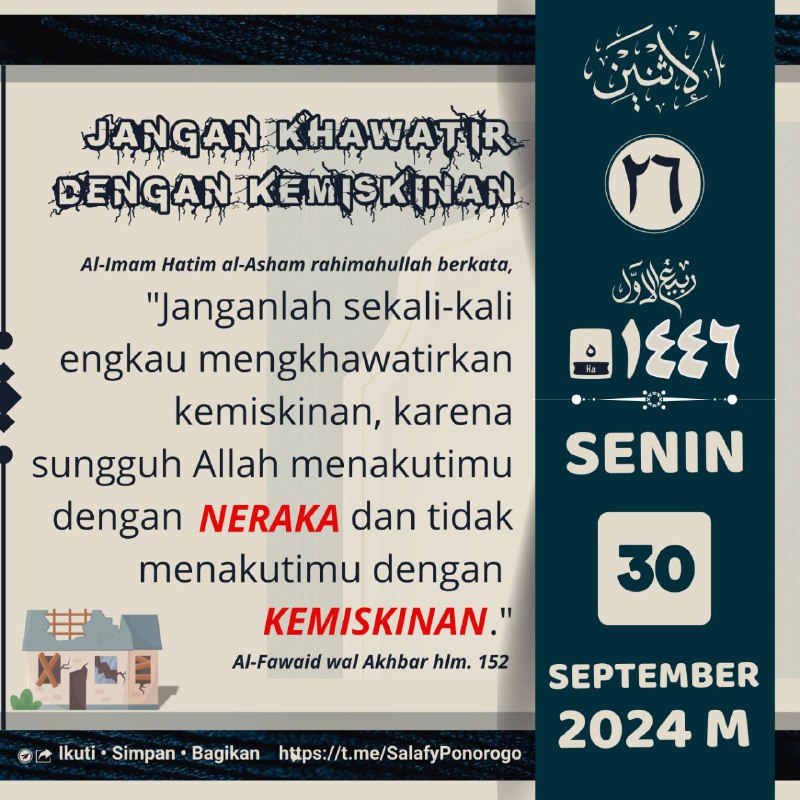 POSTER TANGGAL HARIAN