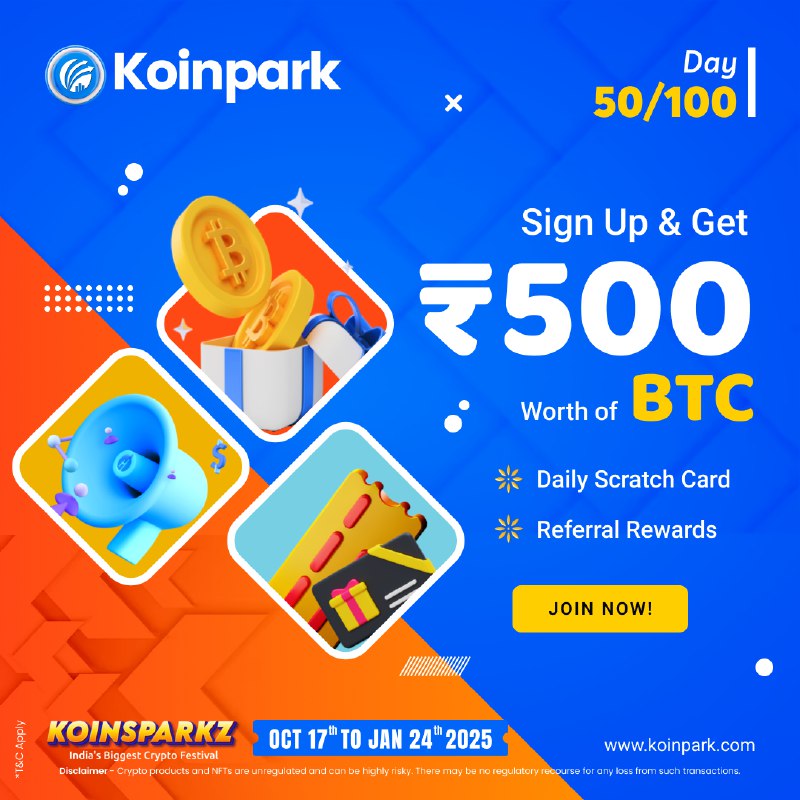 ***🚀*** Day 50 of Koinpark Crypto …