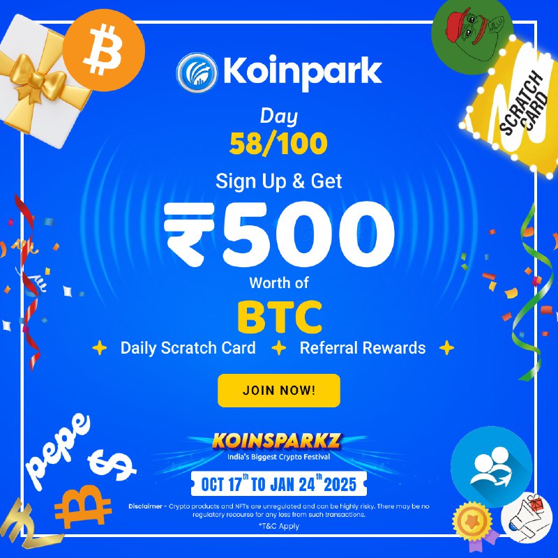 ***🚀*** Day 58 of Koinpark Crypto …