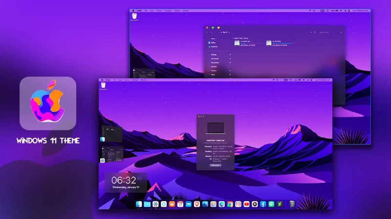 **All-in-One macOS Theme for Windows 11 …