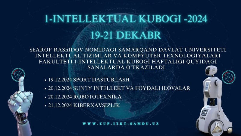 Samarqand davlat universiteti intellektual tizimlar va …