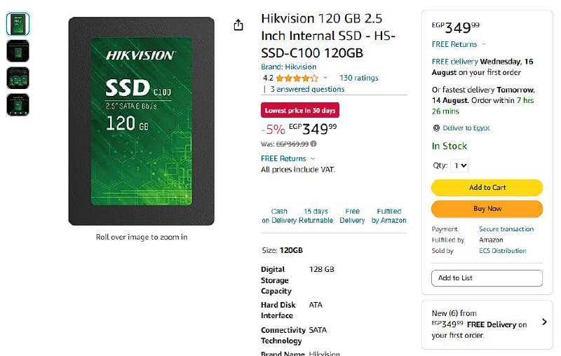 فيه عرض حاليًا على SSD من …