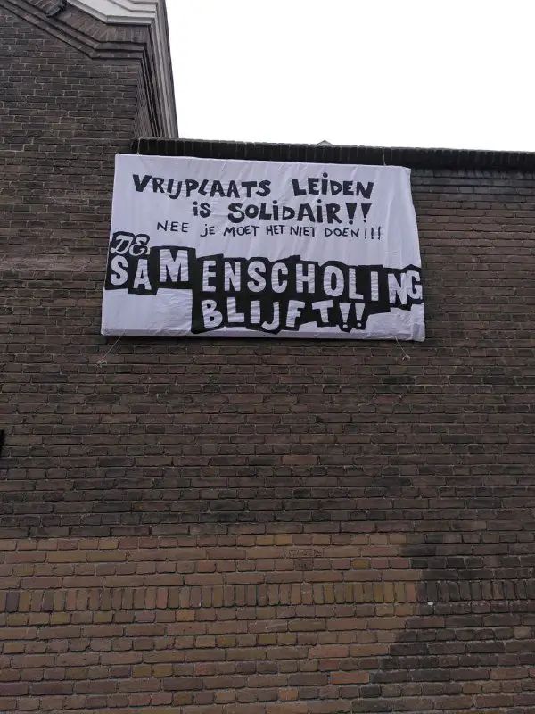 Solidarity from Vrijplaats Leiden!