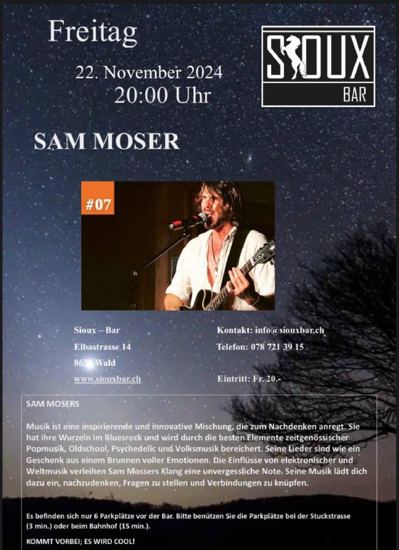 Ich spiele wiedermal ein Konzert! Kommt …