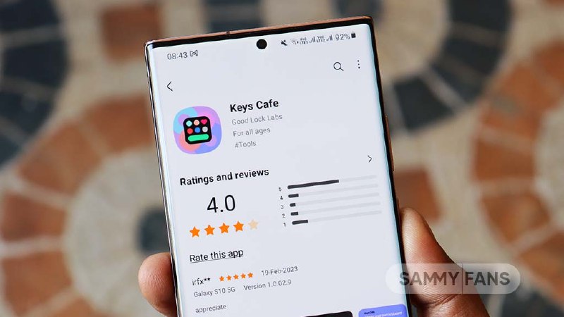 **Samsung Keys Cafe 1.6.01.11 update fixes …