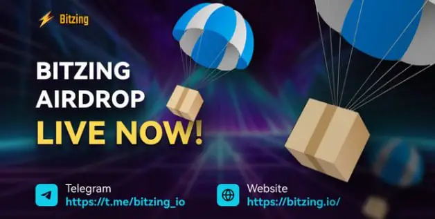 Bitzing Airdrop 13.5 triệu token dành …