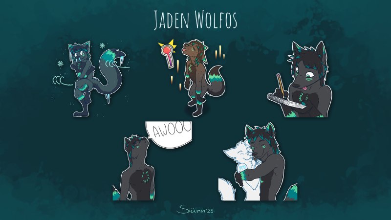 ***✨*** 5 STICKER-PACK for [@JadenWolfos](https://t.me/JadenWolfos) !! …