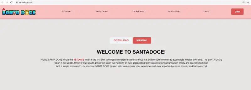 **You can test Santa Doge wallet …