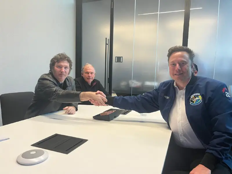 Javier Milei and Elon Meeting!