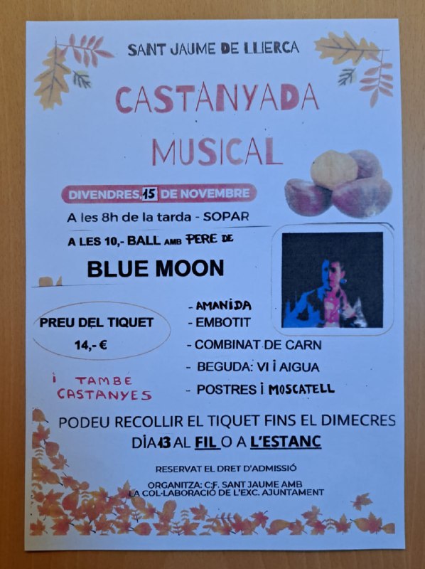 ***🍂******🌰*** CASTANYADA CF SANT JAUME ***🌰******🍂***