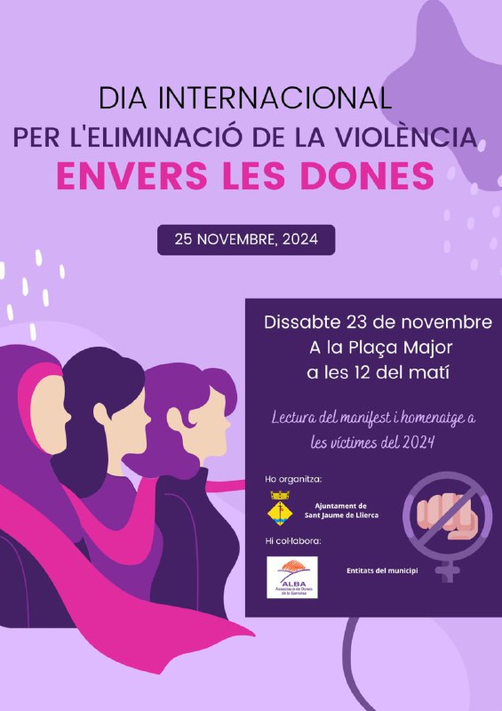 ***👵🏼******👱🏼‍♀️******🧕🏼******👧🏼***Acte per l'eliminació de la de …