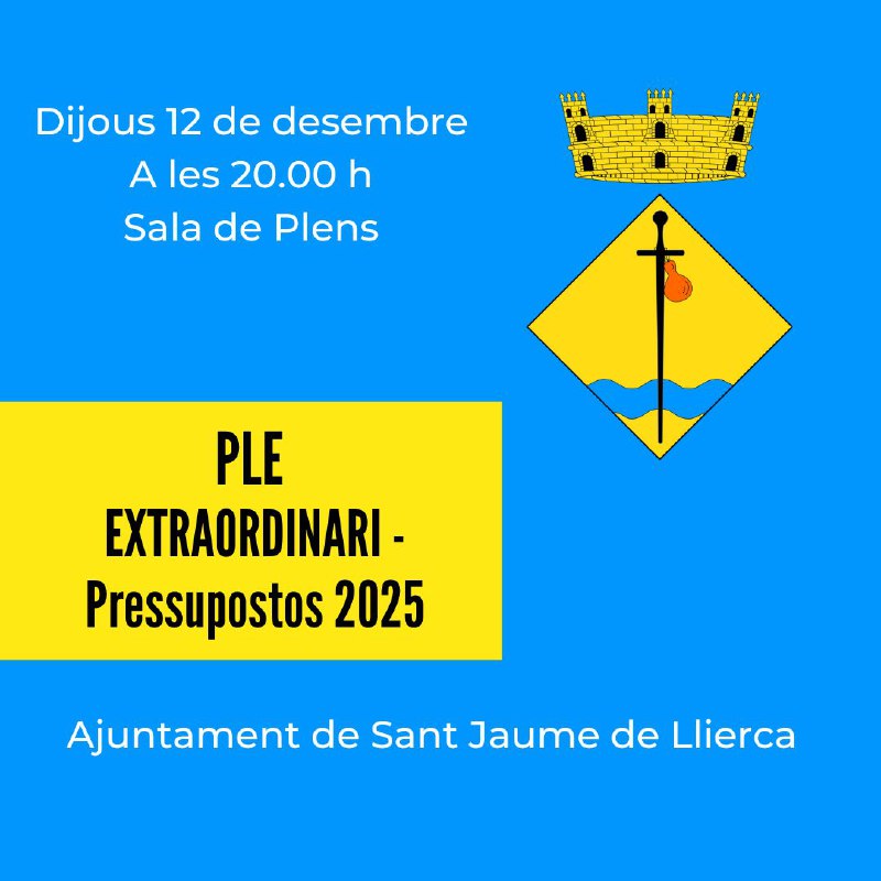 ***🏛*** L’Ajuntament de Sant Jaume de …