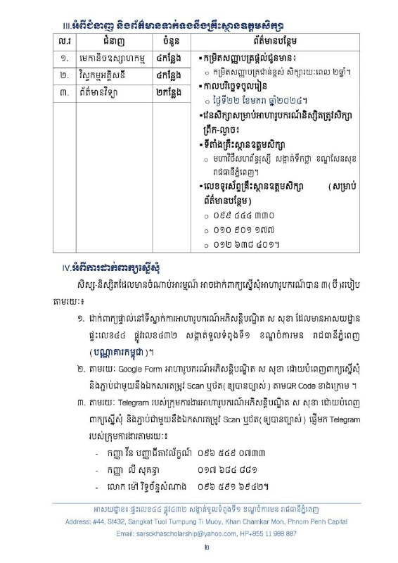 អាហារូបករណ៍អភិសន្ដិបណ្ឌិត ស សុខា