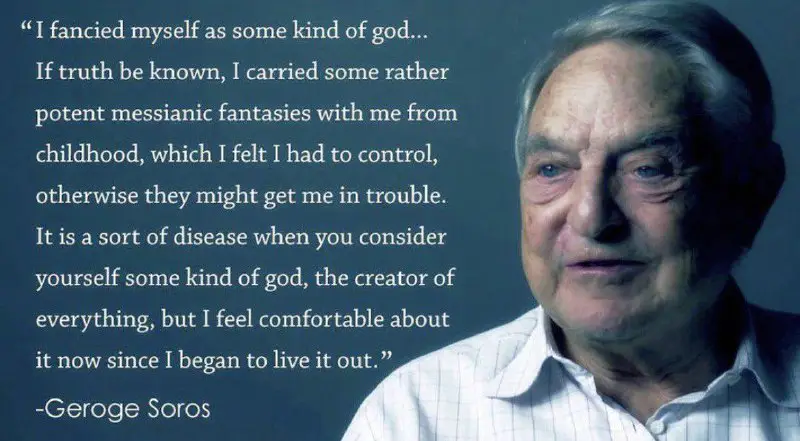 If George Soros was honest...