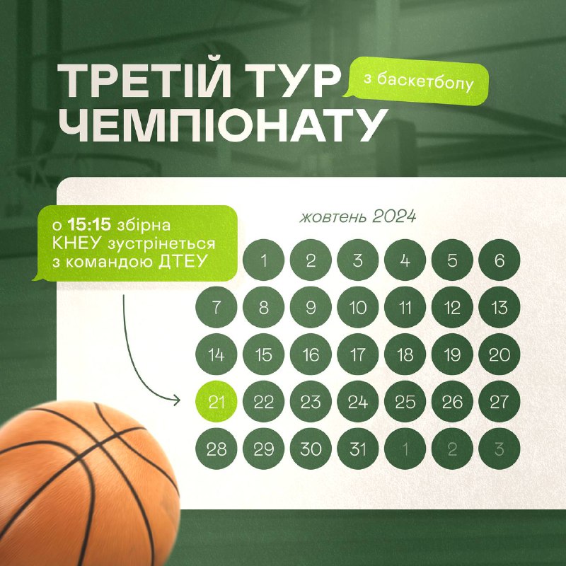 *Команда КНЕУ у третьому турі ***🏀****