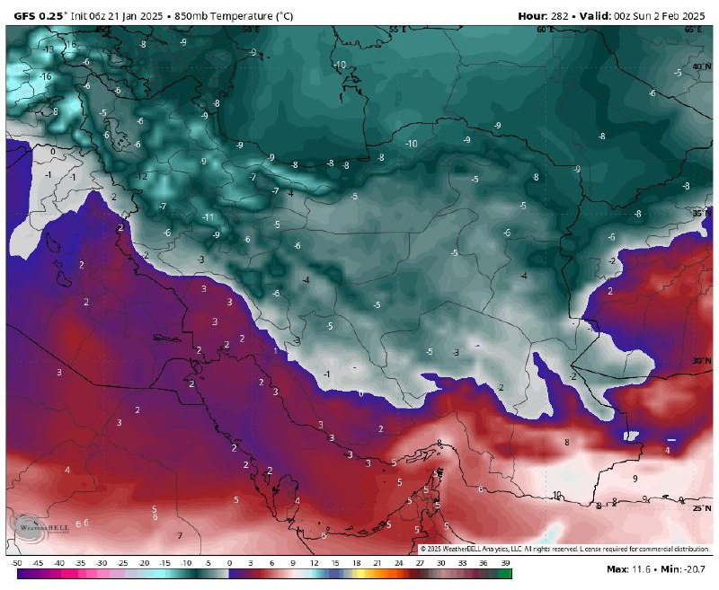 ❄️هواشناسی سواحل کاسپین❄️