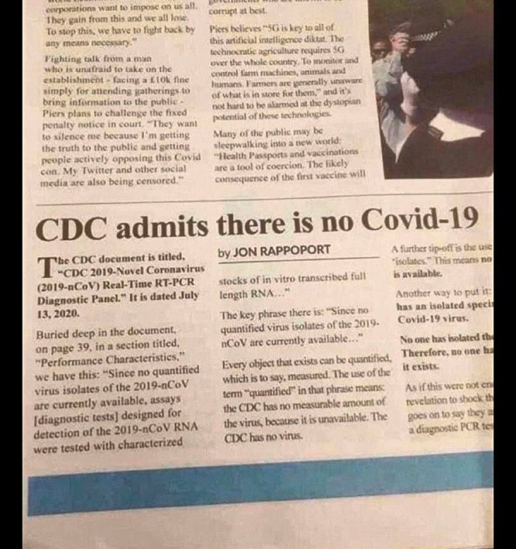 Covid has never been isolated