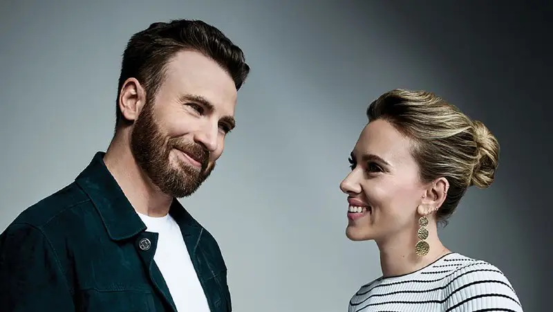 ***♨️*** Chris Evans and Scarlett Johansson …