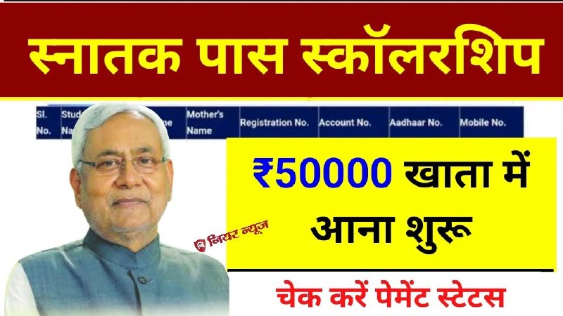 ***💥******💥*** Bihar Graduation Pass Scholarship 2024 …